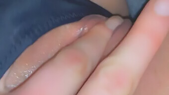 Blonde Girl Achieves Orgasm Through Tight Pussy Fingering In Bed