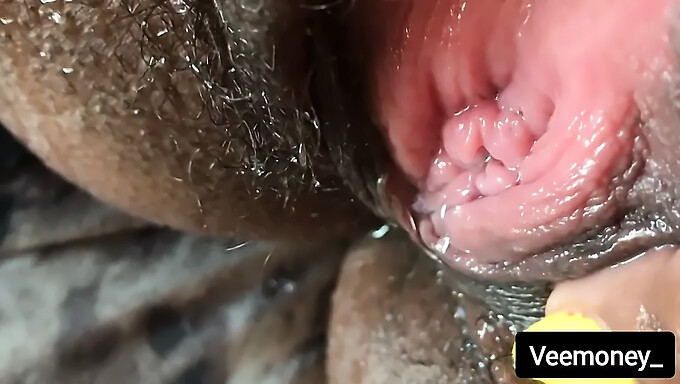 Close-Up Of Tight Pussy Creampie And Peeing