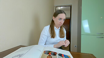 Art Tutor Engages In Intense Oral Sex With A Teenage Girl During A Private Lesson In 4k Quality.