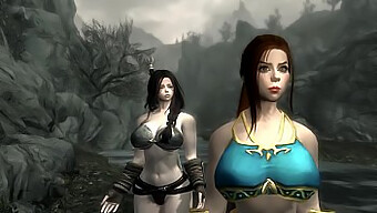 Jenna Och Laceys Skyhöga Äventyr: En Sensuell Skyrim-Upplevelse