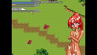 Pixelated Anime Girl Nanako Faces Frightening Slime And Dog Attacks