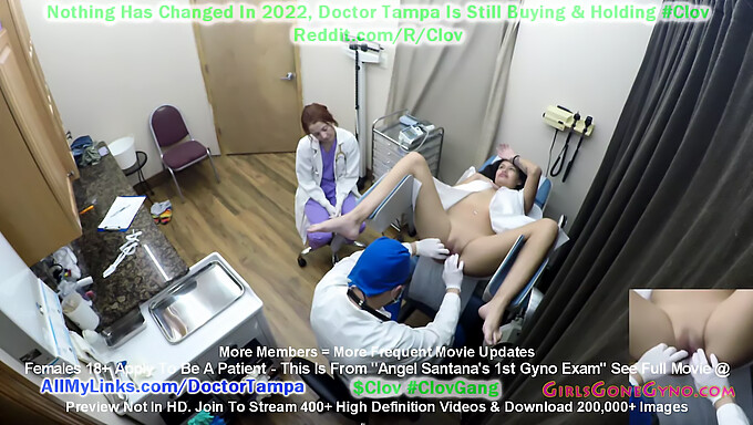 Watch Angel Santana'S Intimate Gynecological Visit Recorded Secretly By Dr. Tampa For Your Viewing Pleasure At Girlsgonegyno.Com!