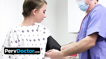 Teen Patient Receives Oral And Vaginal Examination From Doctor Oliver