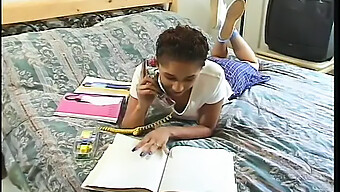 Shai, A School Girl, Gets Some Hands-On Help With Her Homework By A Partner Willing To Lend A Hand In More Ways Than One.