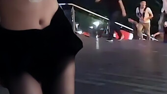 Public Display Of Chinese Girl'S Intimate Moments Caught On Camera