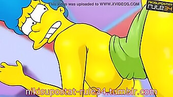 The Simpsons' Animated Characters Engage In Explicit Acts With Big And Round Butts