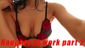 German Office Sluts Expose Their Big Natural Tits At Work