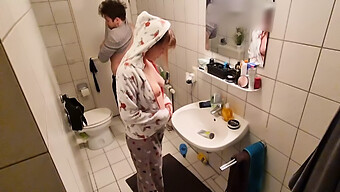 Young Stepsister Gets Brutally Pounded In The Bathroom