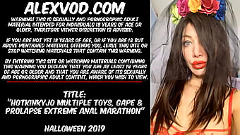 Extreme Anal Play With Sex Toys And Fisting On Halloween