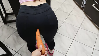 Young Wife Craves Big Penis And Uses Carrot In Anal Sex