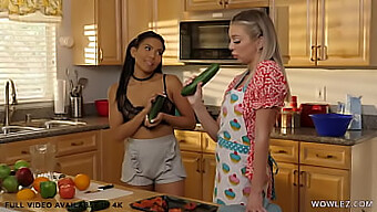 Tiffany Watson And Jada Kai Engage In Erotic Kitchen Play