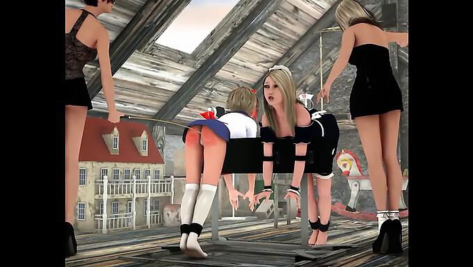 Slaanvideo'S Op Spankred3d.Com Met Ongelukkige Deelnemers