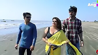 Indian Web Series Features A Seductive Threesome With A Big Tit Wife