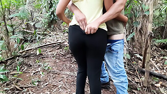 Big Ass Latina Sucks And Fucks In The Woods