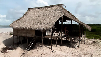 Two Couples Engage In Sexual Activities At A Rented Beach House In Brazil