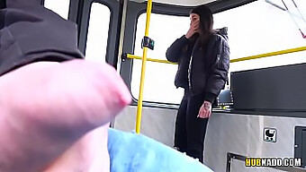 Pov Video Of Stacy Sommers Getting Off On A Tram