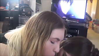 Jessica And Hannah Give Me An Amazing Blowjob Before I Climax