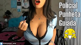 Busty Cop Guides Handjob To Orgasm And Cums In Pussy Roleplay